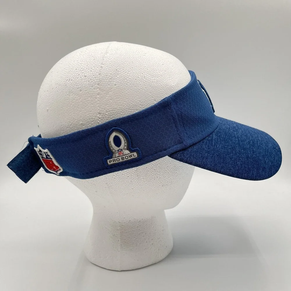 Pro Bowl New Era Visor Hat Strap Back Adustable Blue NFC NFL Football